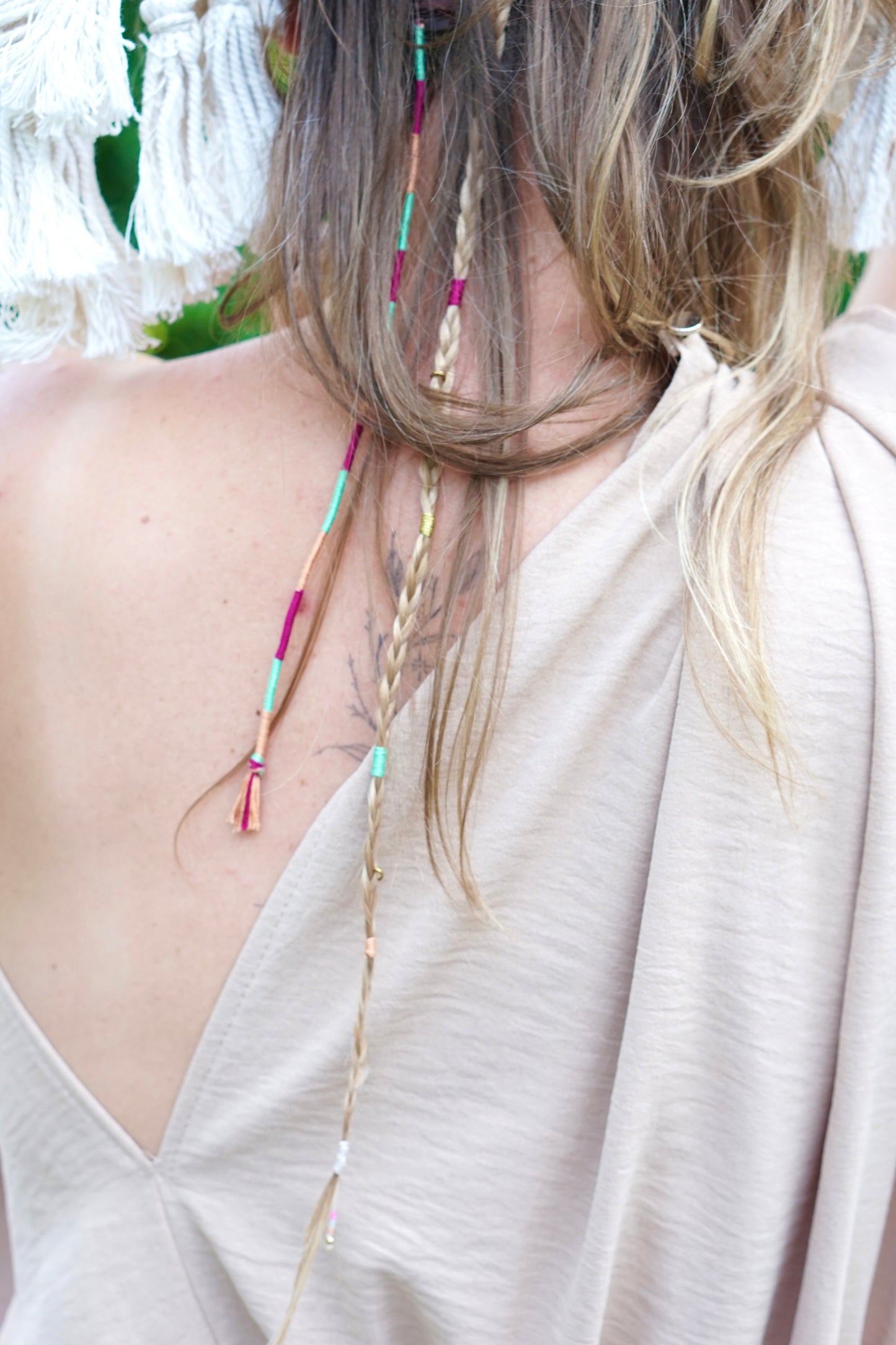 Tresses colorées