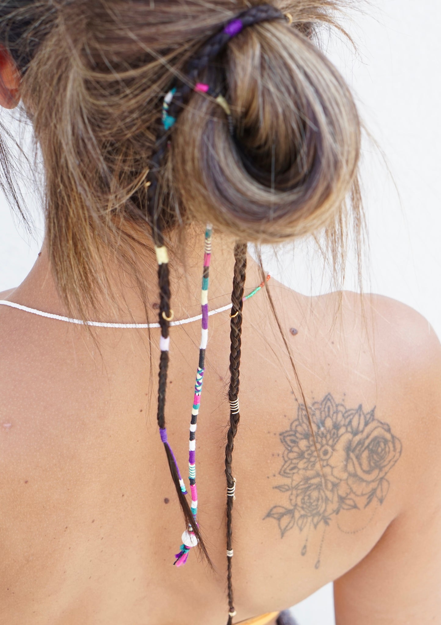Tresses colorées