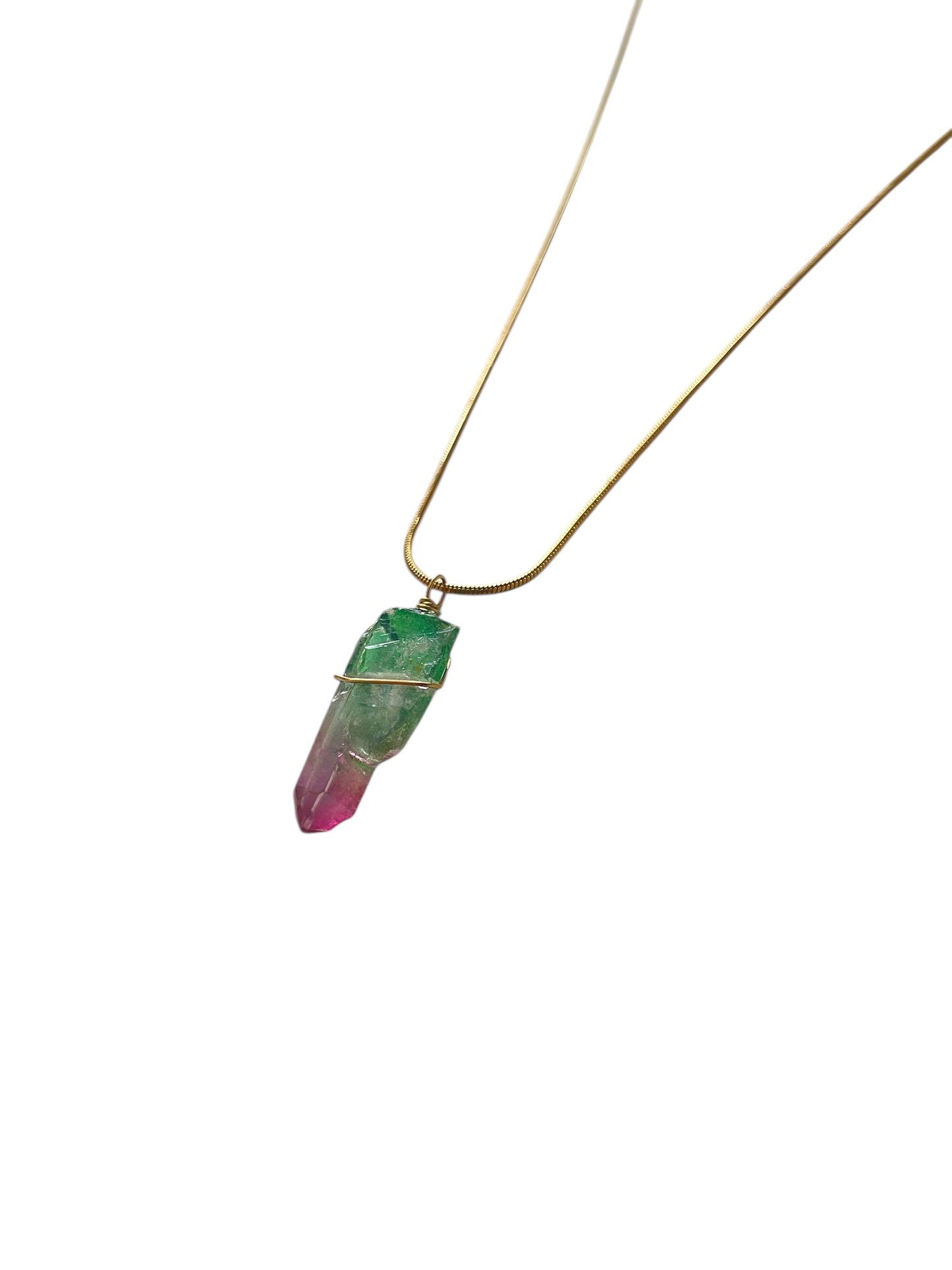 Collier Quartz teinté